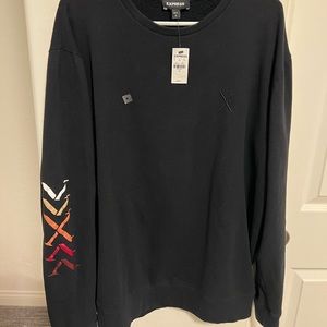 Express Sweatshirt Black (NWT)